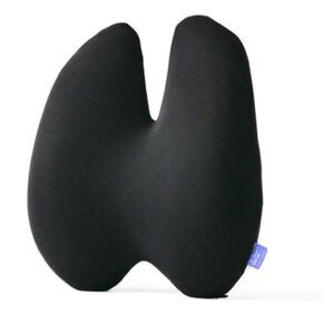 Cushion Lab Extra Dense Lumbar Pillow with strap,  NWOT, black